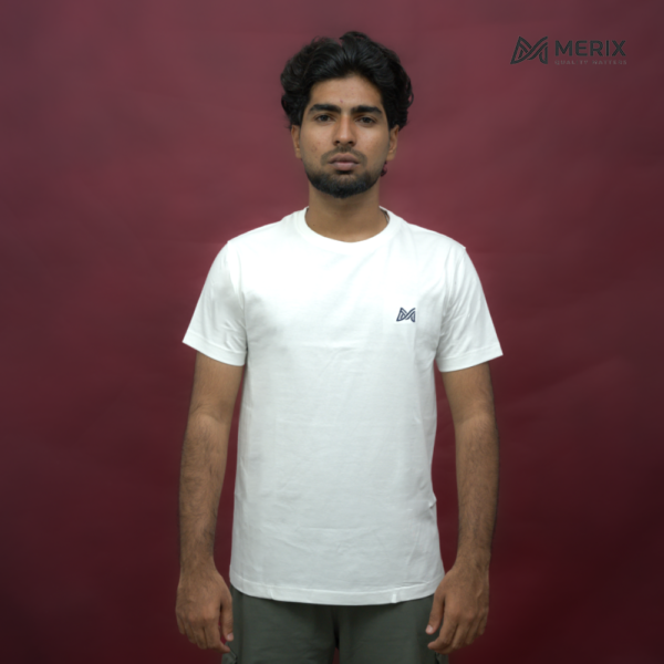 Men T-Shirt White